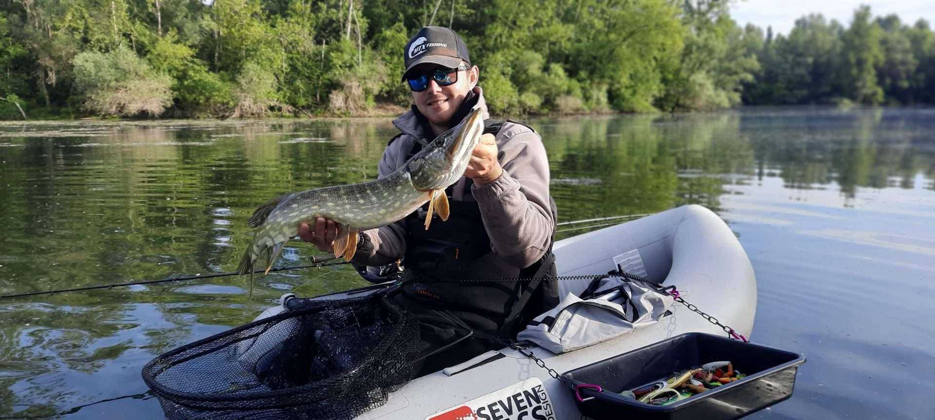 Pêche en Float Tube sur le lac du Der