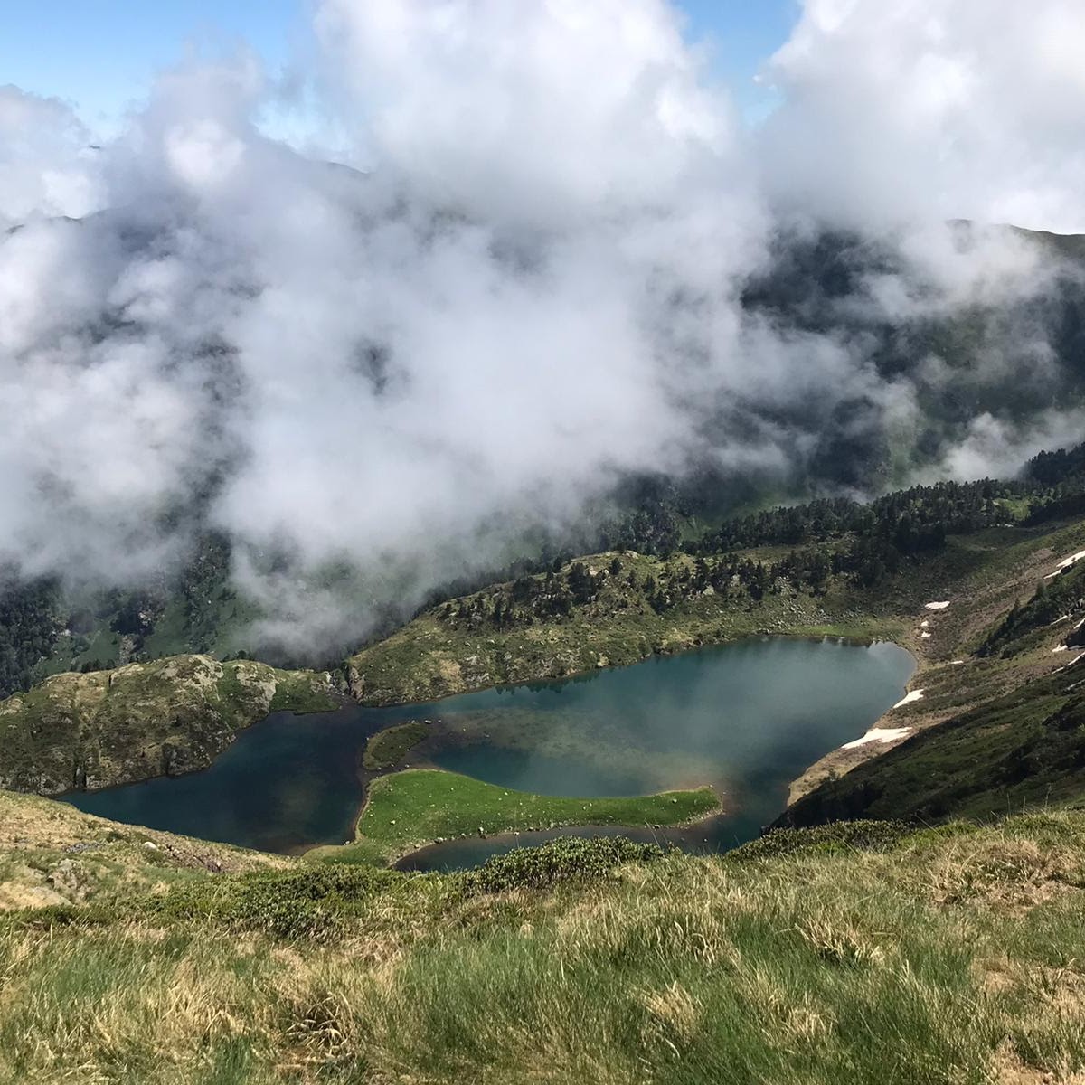 Randonnée autours du Lac Bleu et Vert Celinda