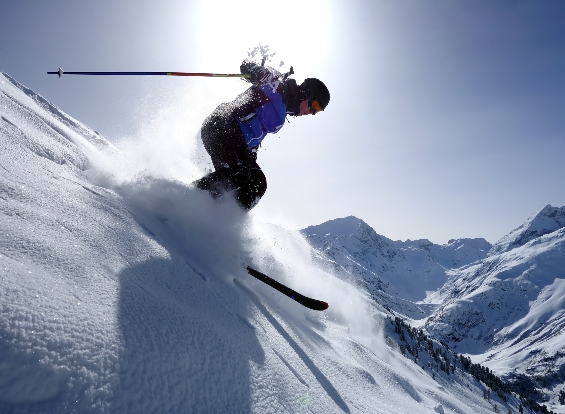 Journée de ski hors-piste avec un guide expert