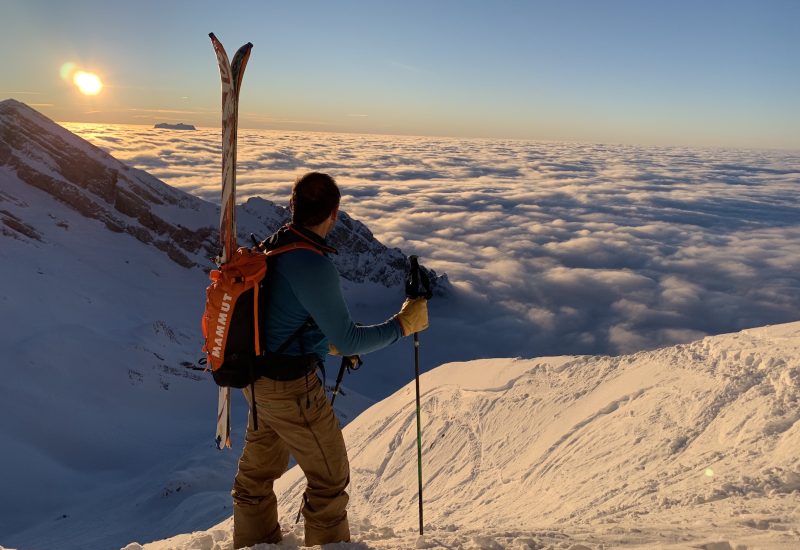 Ski de randonnée avec un guide de haute montagne