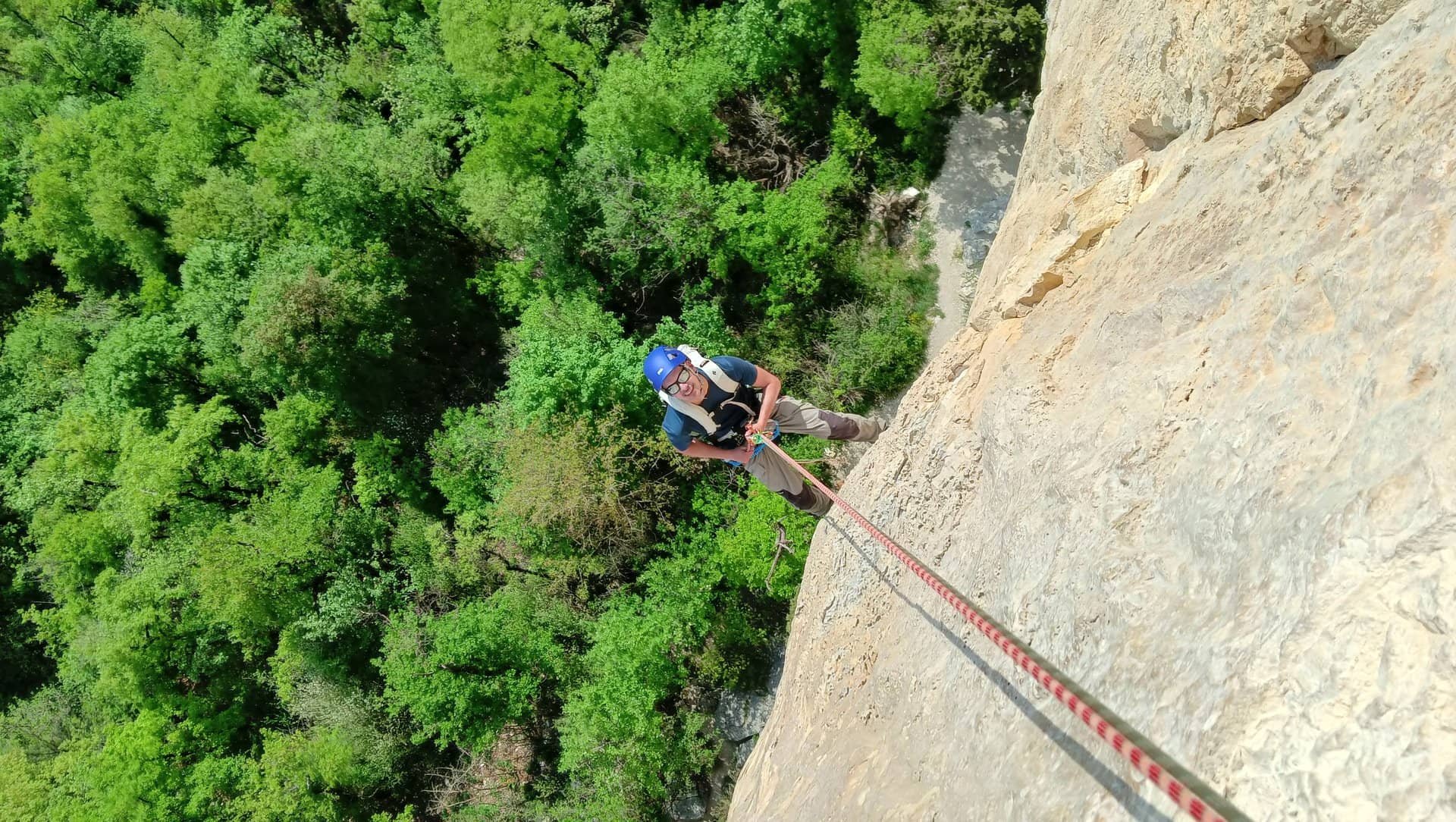 Via corda de Choranche dans le massif du Vercors